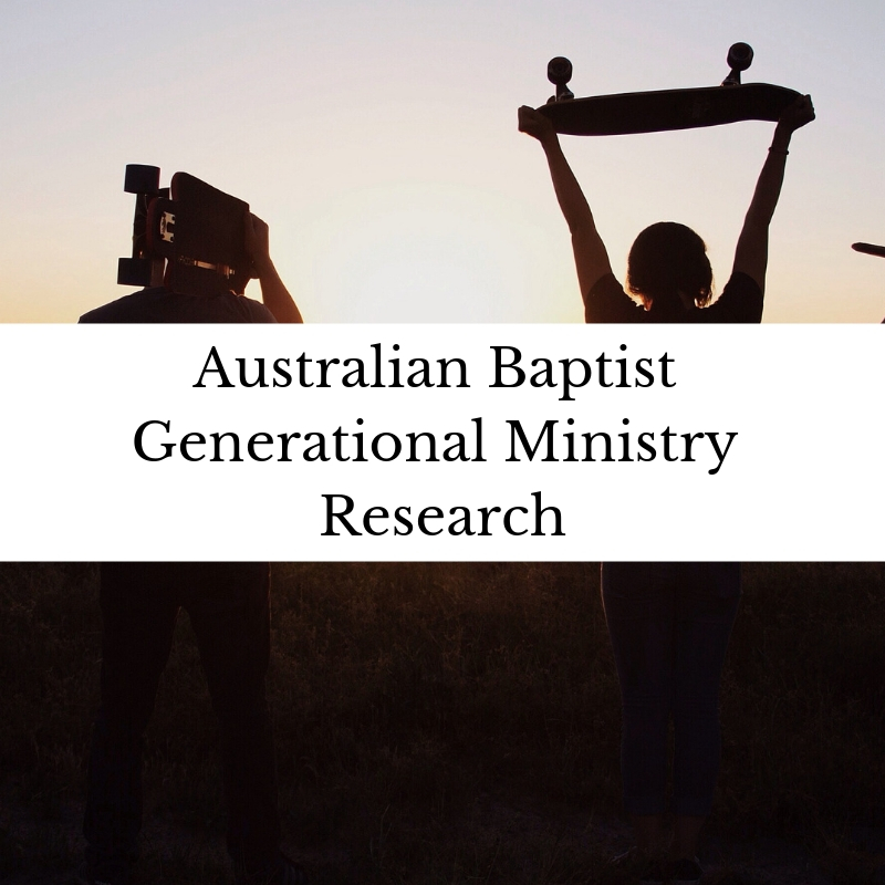 Australian Baptist Generational Ministry Research